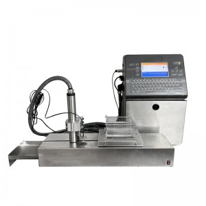Automatic inkjet printer for semen straws