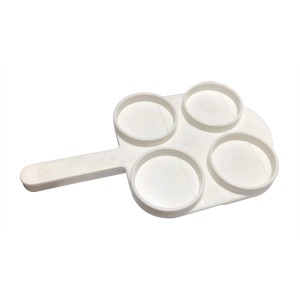 Milk sample testing disk