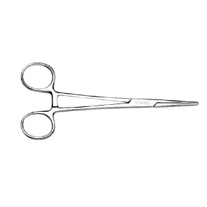 Hemostatic forceps, madaidaiciya nau'in