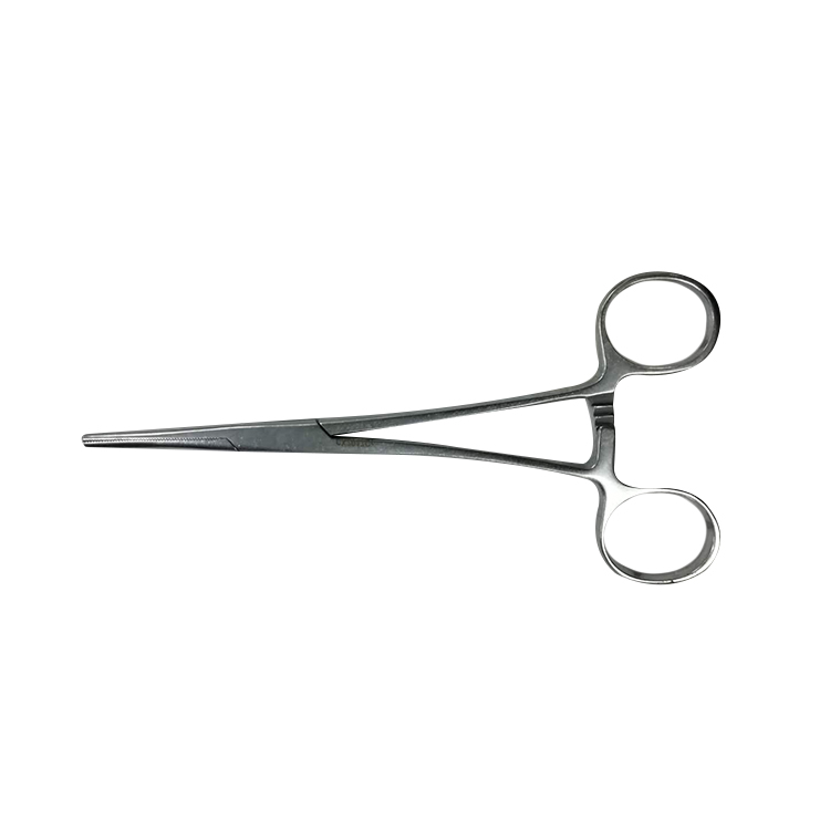 Hemostatic forceps, straight type