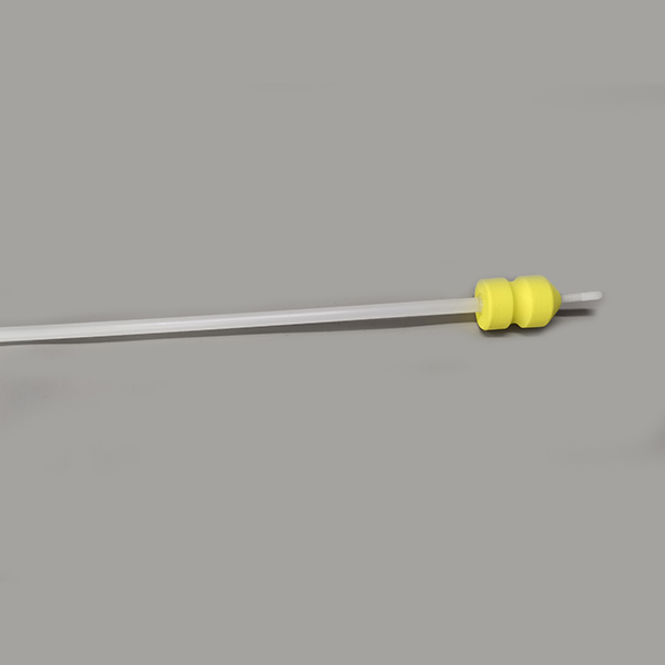 Foam catheter with lock + intra catheter with granduation