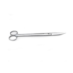 Operating forceps, curved type