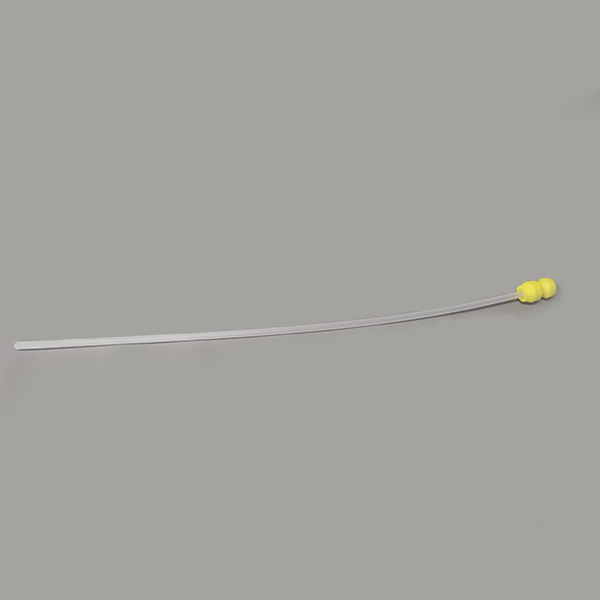 Foam catheter with rounded edge, straw of 7cm