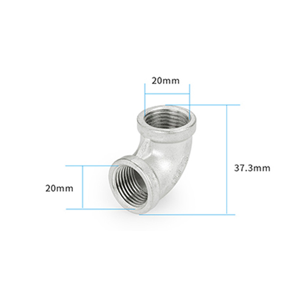 Stainless steel elbow