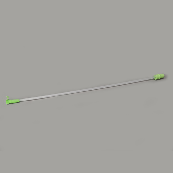 Gilt foam catheter with handle, total length of 55cms