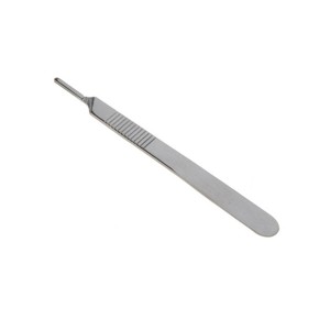 Scalpel handle for scalpel blade number 3