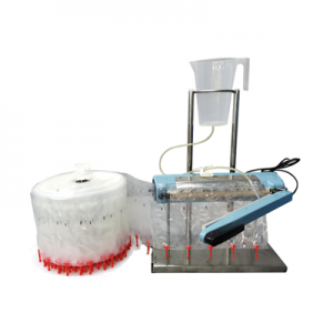 Easy-100 manual filling and sealing device for semen bags
