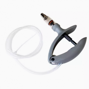 Continuous syringe with tube